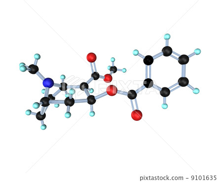 Molecule Cocaine Molecule Cocaine 9101635