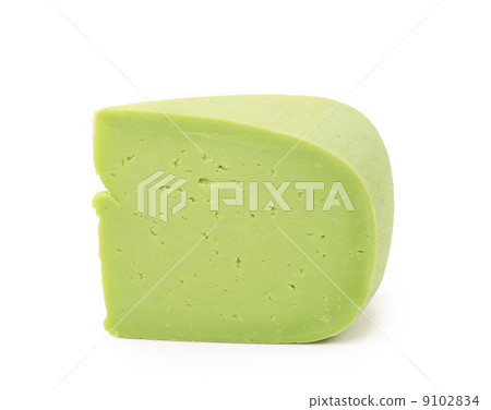 Piece of cheese wasabi Piece of cheese wasabi 9102834