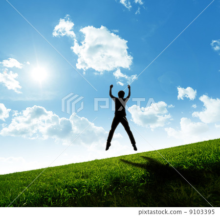 Jump on the hill 9103395