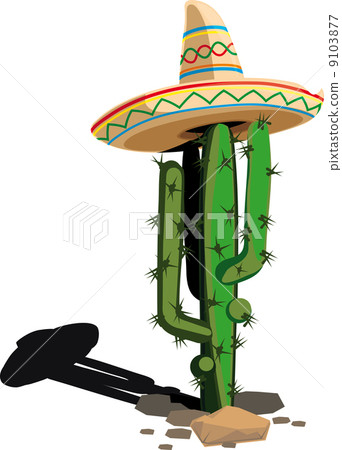 Cactus in the Mexican hat Cactus in the Mexican hat 9103877