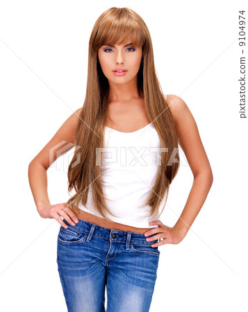 Full portrait of a sensual beautiful indian woman 9104974