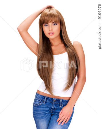 Full portrait of a sensual beautiful indian woman 9104976