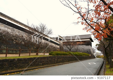 Kumamoto castle after the rain 9107117