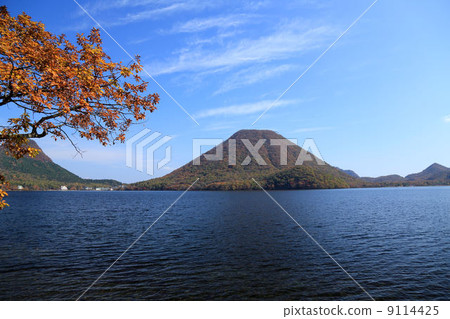 Lake Haruna Autumn leaves, Haruna Fuji Lake Haruna Autumn leaves, Haruna Fuji 9114425