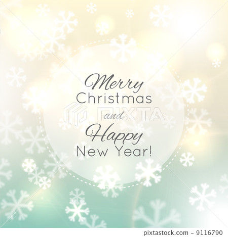 Christmas background, snowflakes and soft colors 9116790