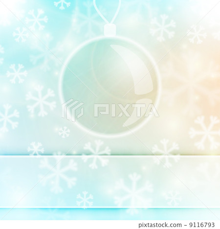 Christmas background, snowflakes and soft colors 9116793