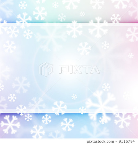 Christmas background, snowflakes and soft colors 9116794