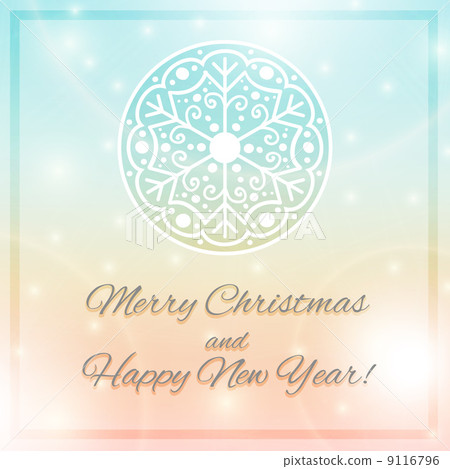 Christmas background, snowflakes and soft colors 9116796