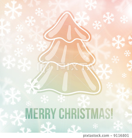 Christmas background, snowflakes and soft colors 9116801