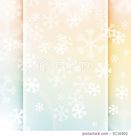 Christmas background, snowflakes and soft colors 9116802