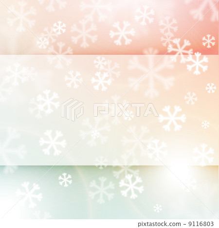 Christmas background, snowflakes and soft colors 9116803