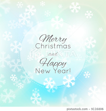 Christmas background, snowflakes and soft colors 9116806