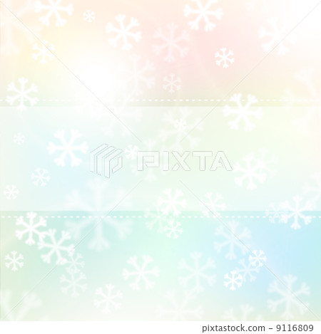Christmas background, snowflakes and soft colors 9116809