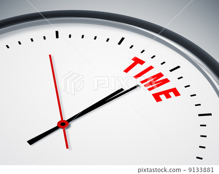 time in red - Stock Illustration [9133881] - PIXTA