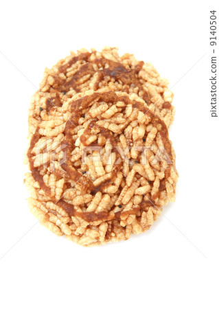 Chiang Mai snack (rice fired and sirup on top), Thai food 9140504