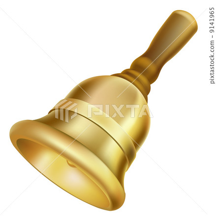 Gold hand bell Gold hand bell 9141965