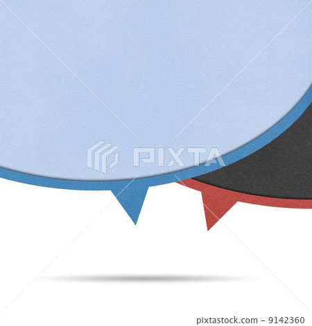 Bubble talk origami recycled paper. 9142360