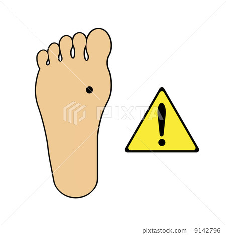 Attention to the sole of the sole 9142796