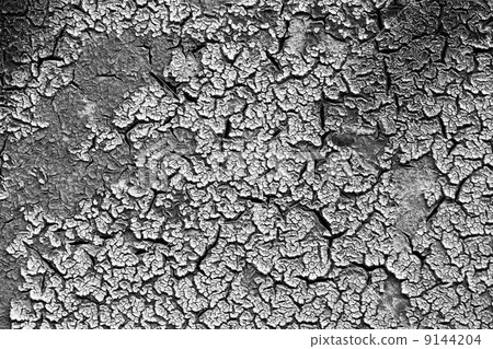 old abstract background from the cracked paint on rusty iron 9144204