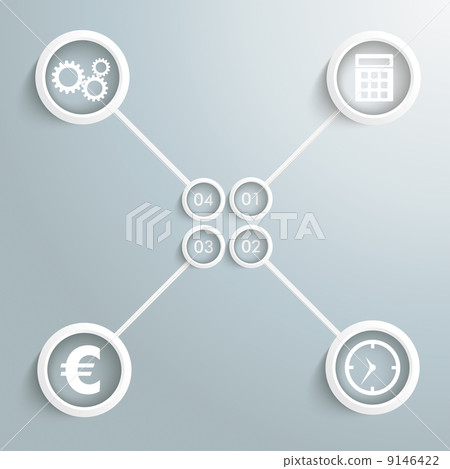 Four White Rings Banners Cross PiAd - Stock Illustration [9146422] - PIXTA