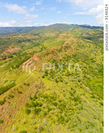 Hawaii Kauai Island Mediterranean scenery Nohara Aerial photograph 9146824