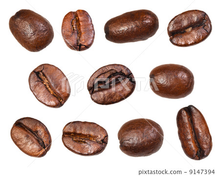 set of roasted coffee beans 9147394