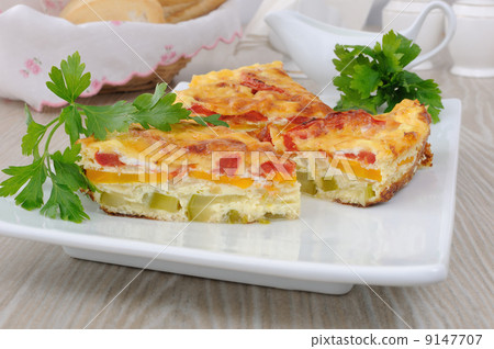 Omelette with vegetables Omelette with vegetables 9147707