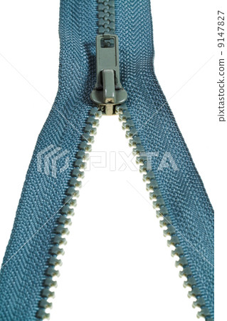 slider on plastic zip fastener close up slider on plastic zip fastener close up 9147827