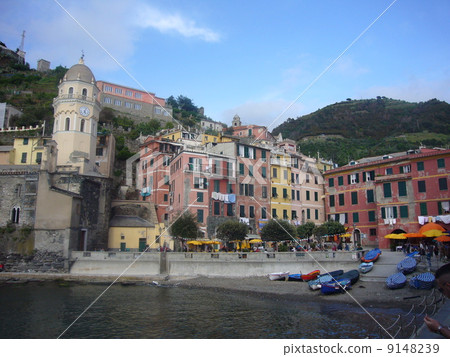 Cinque Terre港口Vernazza 9148239
