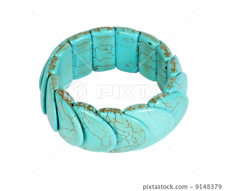 Bracelet bijouterie on the white background, isolated 9148379