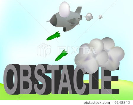 obstacle - Stock Illustration [9148843] - PIXTA