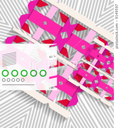 Vector hipster geometric shape background - Stock Illustration [9149597 ...