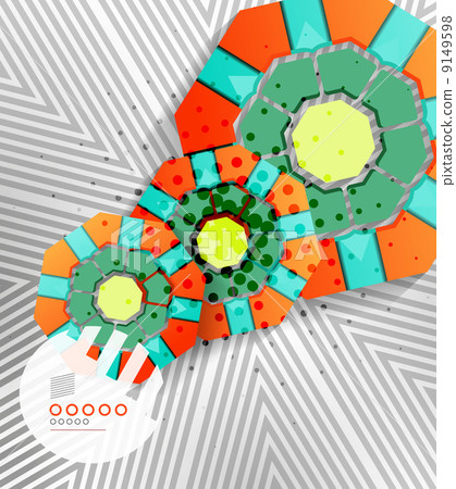 Vector hipster geometric shape background - Stock Illustration [9149598 ...