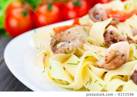 Pasta with octopus Pasta with octopus 9153596