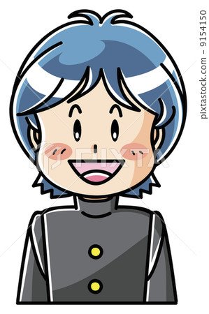 Character / boys student / self-introduction 9154150