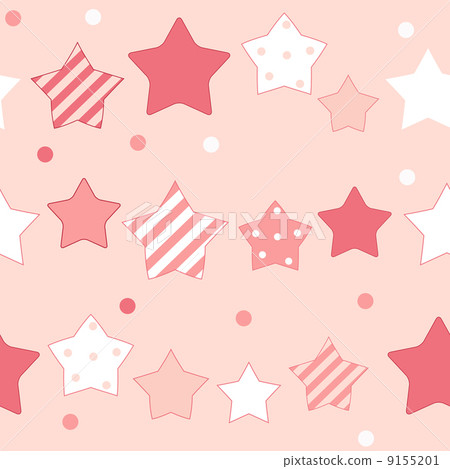 Cute Star Seamless Pattern Background Vector Illustration 9155201