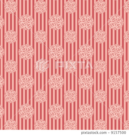 Illustration of traditional Japanese pattern · Edo komon pattern 9157500