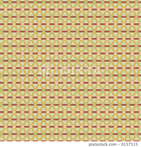 Illustration of traditional Japanese pattern · Edo komon pattern 9157515