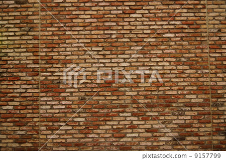 Brick background material - Red brick with mottled shades of red and white · Horizontal position solid Brick background material - Red brick with mottled shades of red and white · Horizontal position solid 9157799