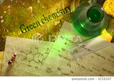 Green chemistry with reaction formula 9158107
