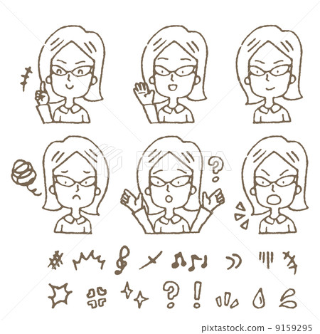 戴眼鏡的女人 戴眼鏡的女人 9159295
