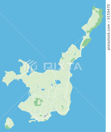 Map of Ishigakijima 9159470