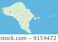 Map of Kumejima 9159472