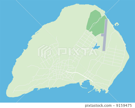 Awashima島地圖 Awashima島地圖 9159475