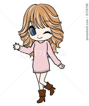 Girl standing picture 9159786