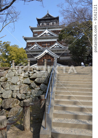 The castle tower of Hiroshima Castle (Hiroshima Castle Ruins Park / Hiromishima Hiroshima City Naka Ward Famimachi) The castle tower of Hiroshima Castle (Hiroshima Castle Ruins Park / Hiromishima Hiroshima City Naka Ward Famimachi) 9162121