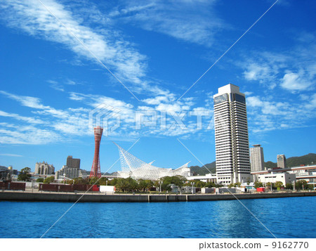 Kobe Port Tower and blue sky 9162770
