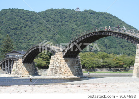 Kintai橋和Iwakuni城堡 Kintai橋和Iwakuni城堡 9164698