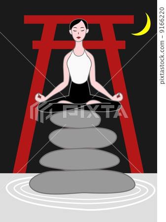 冥想的女人 冥想的女人 9166220