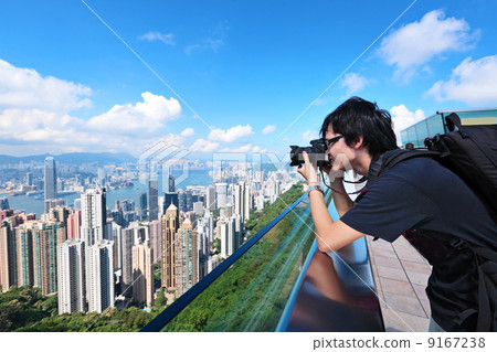 Tourist visit Hong Kong and take photo 9167238